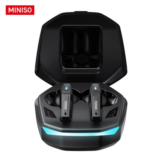 MINISO Gm2Pro Wireless Earbuds Bluetooth 5.4 Headphones, Earbuds Noise Cancelling, Energy Saving, IPX5 Waterproof with Mic, Gaming Earbuds 60 Hrs Playtime, Compatible for Android/Ios